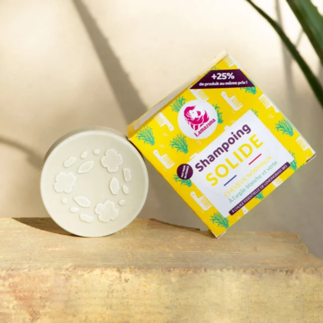 Shampoing Solide à l'argile blanche et verte LAMAZUNA