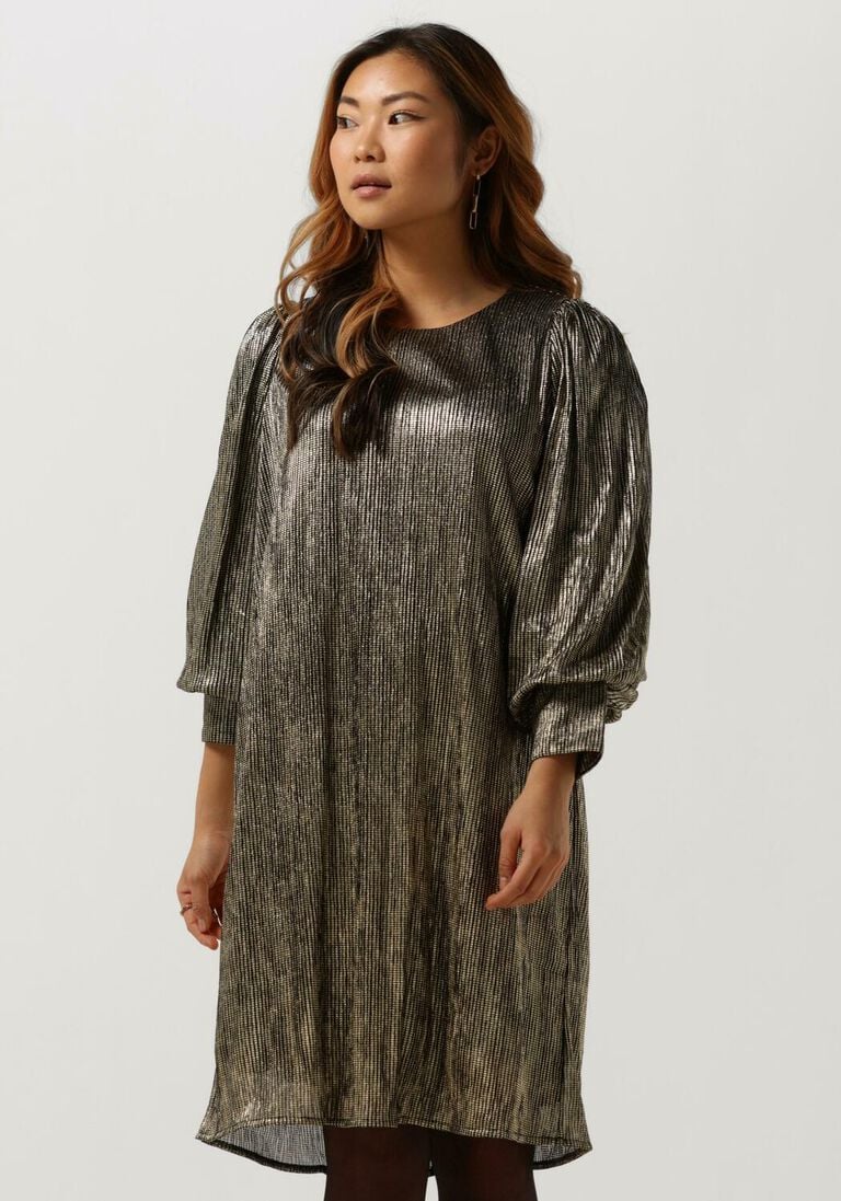 MINUS gouden minus mini jurk jamira dress
