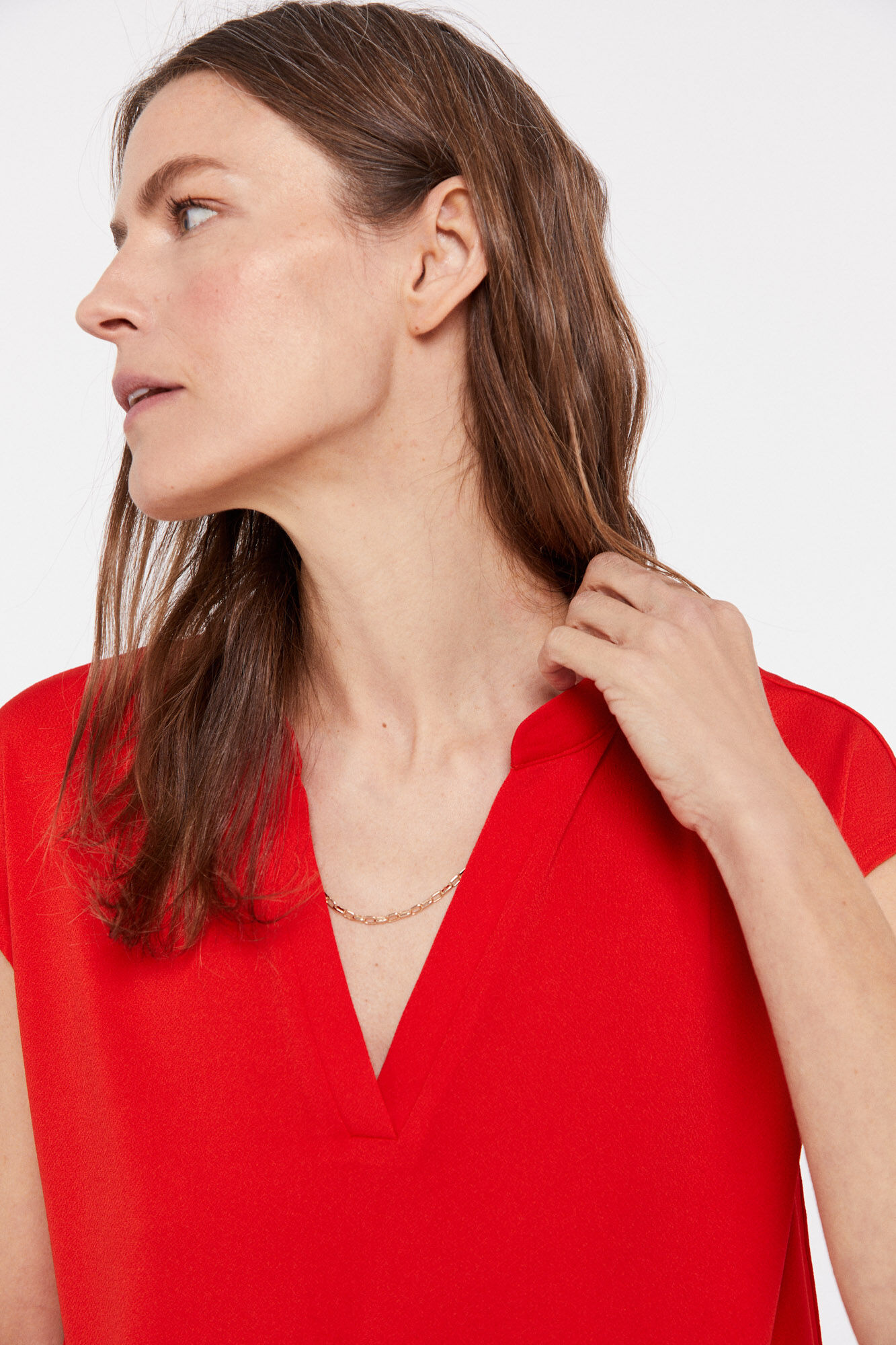 Top de malha - Vermelho