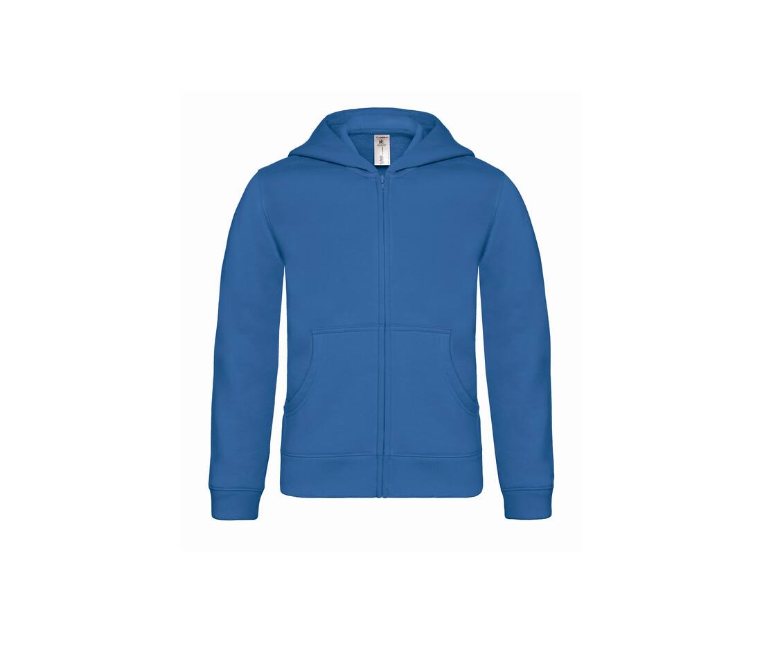B&C BC504 - Sweat capuche zippé enfant