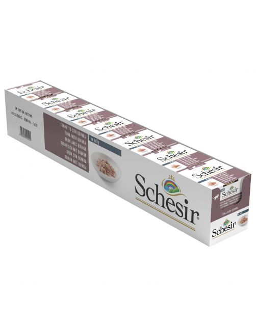 Schesir Kat Blik Gelei Vis 85 g - Kattenvoer