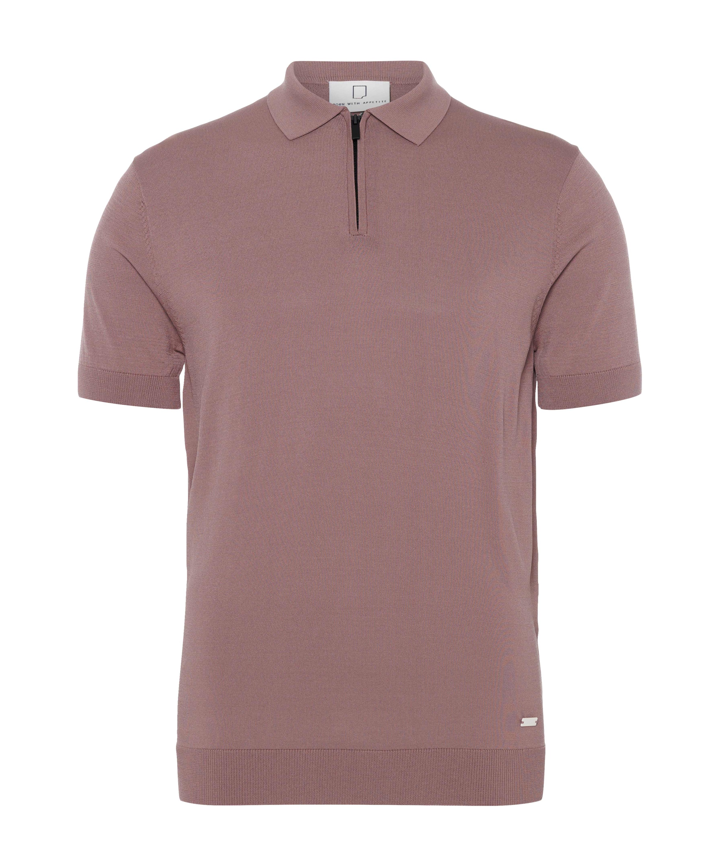 Born with appetite Heren polo roze