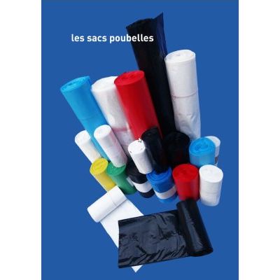 JET'SAC - 50 Sacs poubelle 50L - blanc