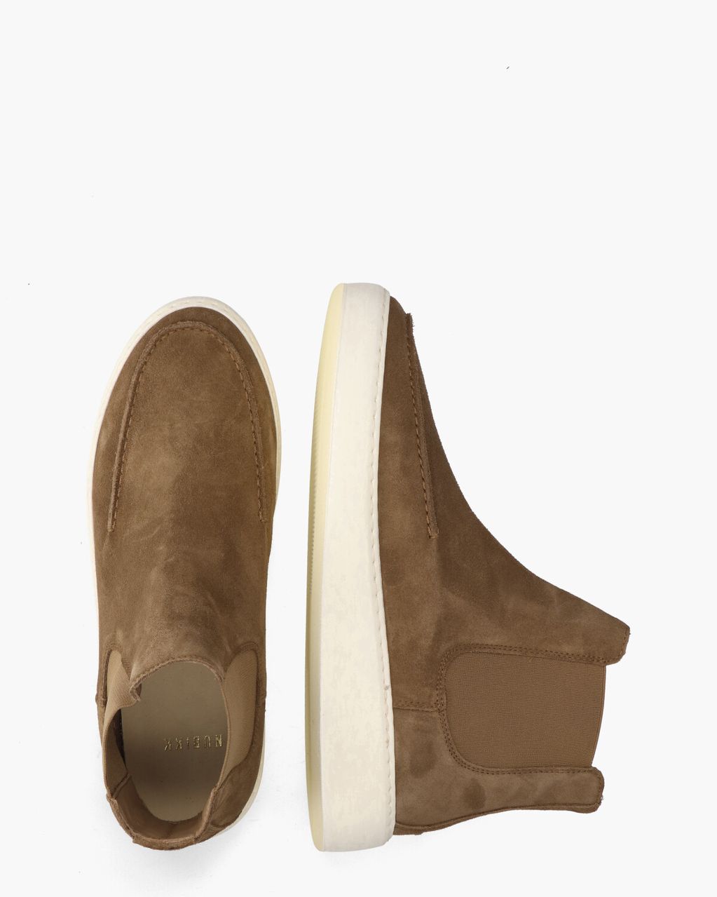 Nubikk Jiro Vostro Bruin Heren Chelseaboots