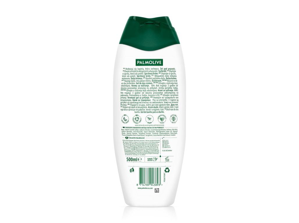 GEL DE BANHO PALMOLIVE NATURALS CÔCO 500 ML