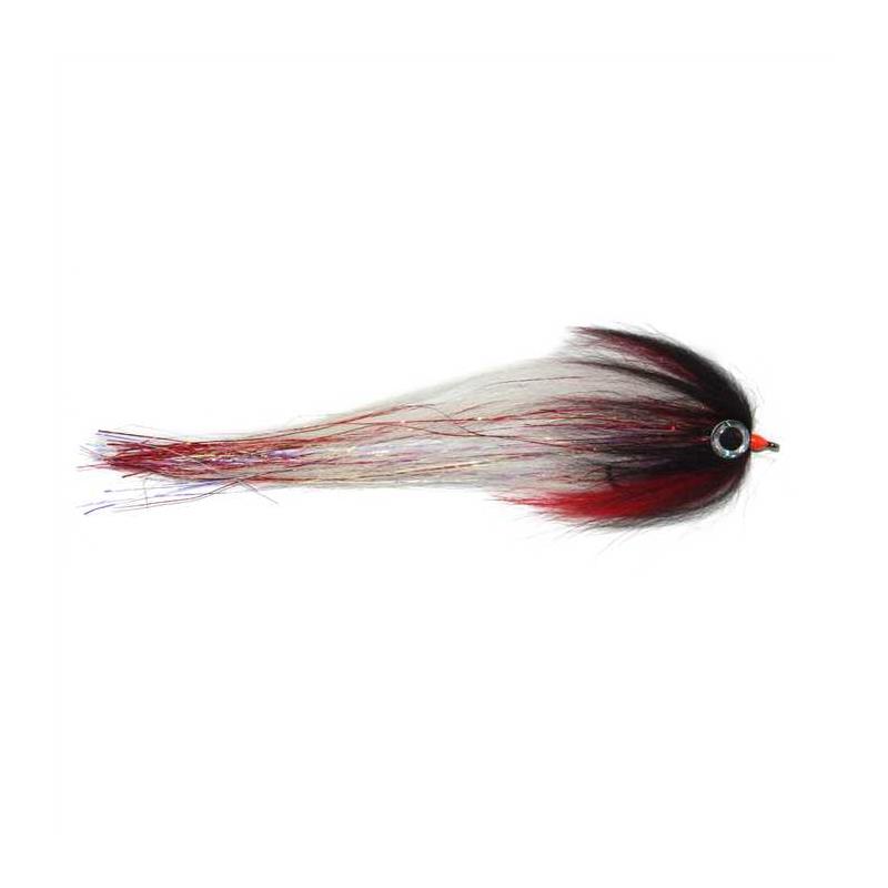 Mouche Spécial Carnassier Tof Pikna Brochet - Rouge/Blanc