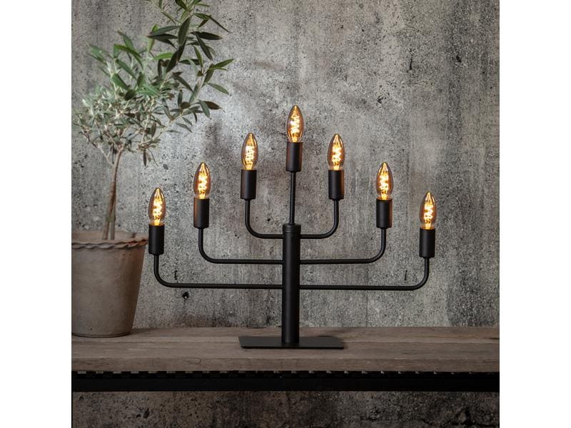 Star Trading Lampe LED Grace Smoke, 3 W, E14, Warmweiss Leuchtmittel mit E14 Sockel