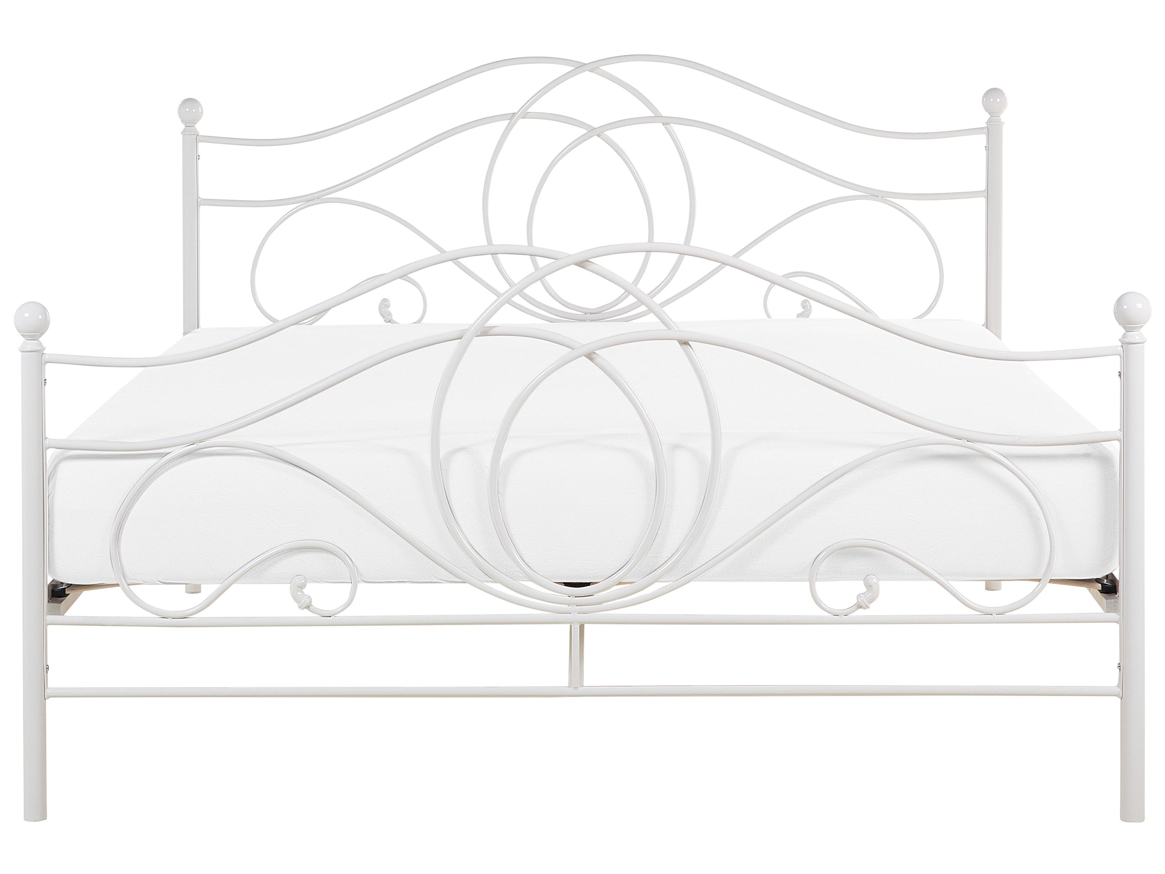 Bed Metaal LYRA 160 x 200 cm Wit