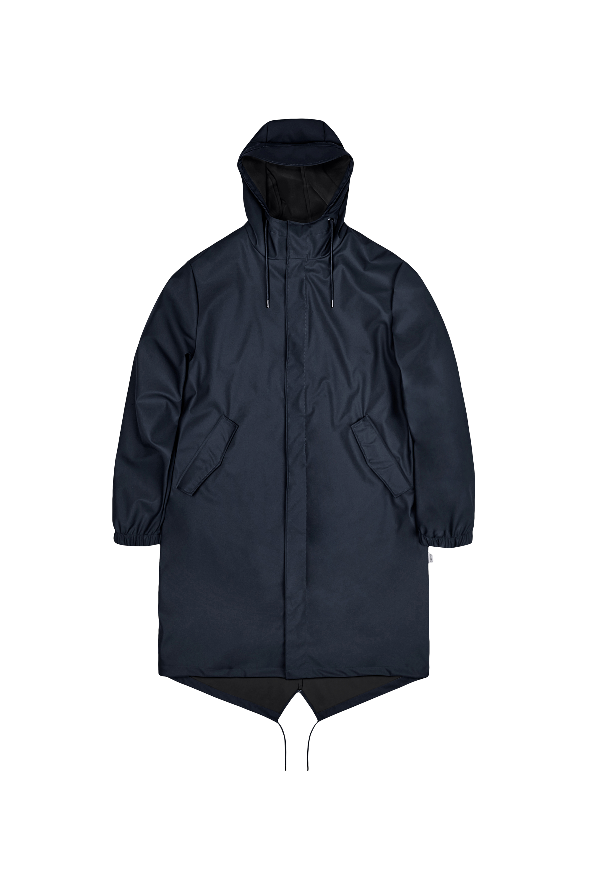 RAINS Imperméable à capuche  Fishtail Parka W3 Bleu