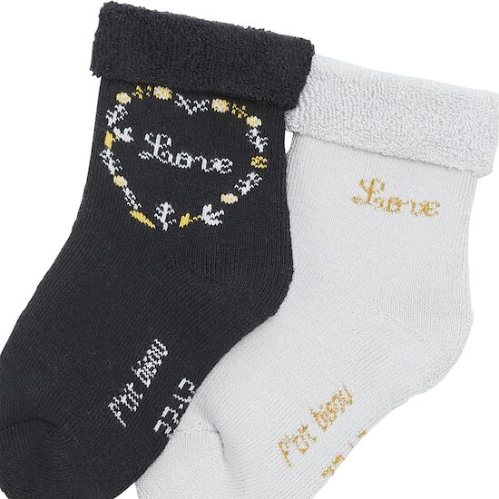 Golden Winter Lot de 2 chaussettes   Love Place        de               P'tit bisou