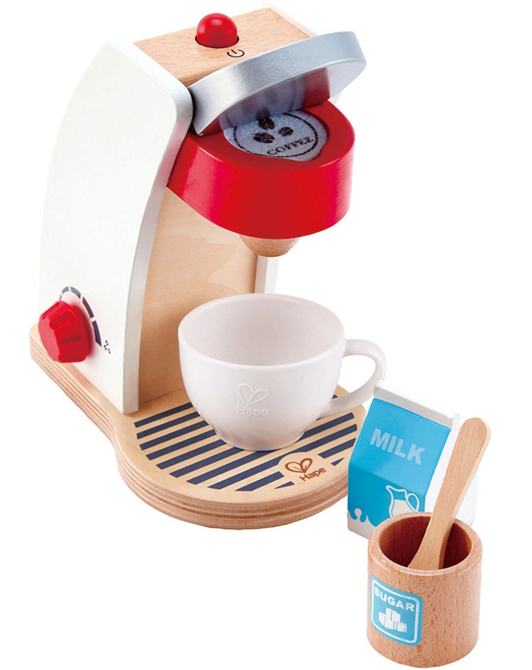 Meine Kaffeemaschine 6-teilig aus Holz