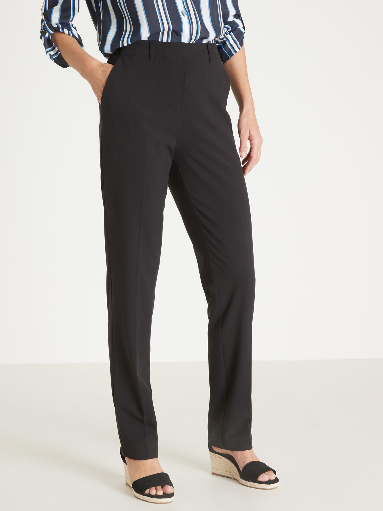 Pantalon entièrement élastiqué