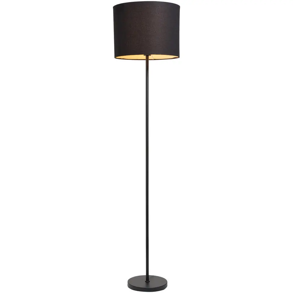 Lampvoet Kaapstad - zwart metaal - 149xØ25 cm