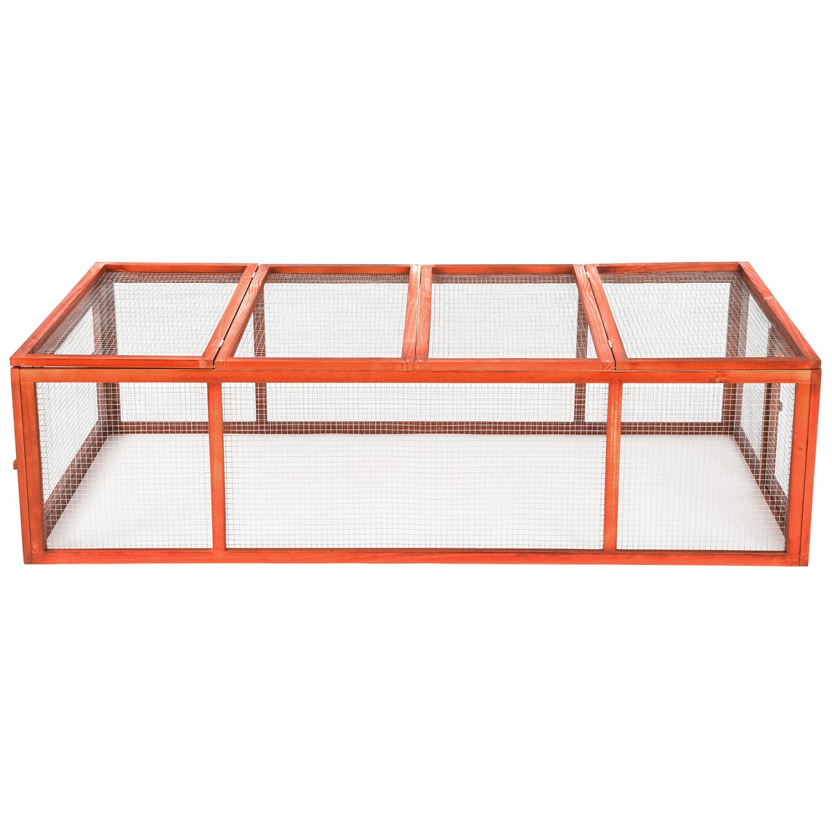 Konijnenhok tectake Roger van hout 181 x 90 x 48 cm