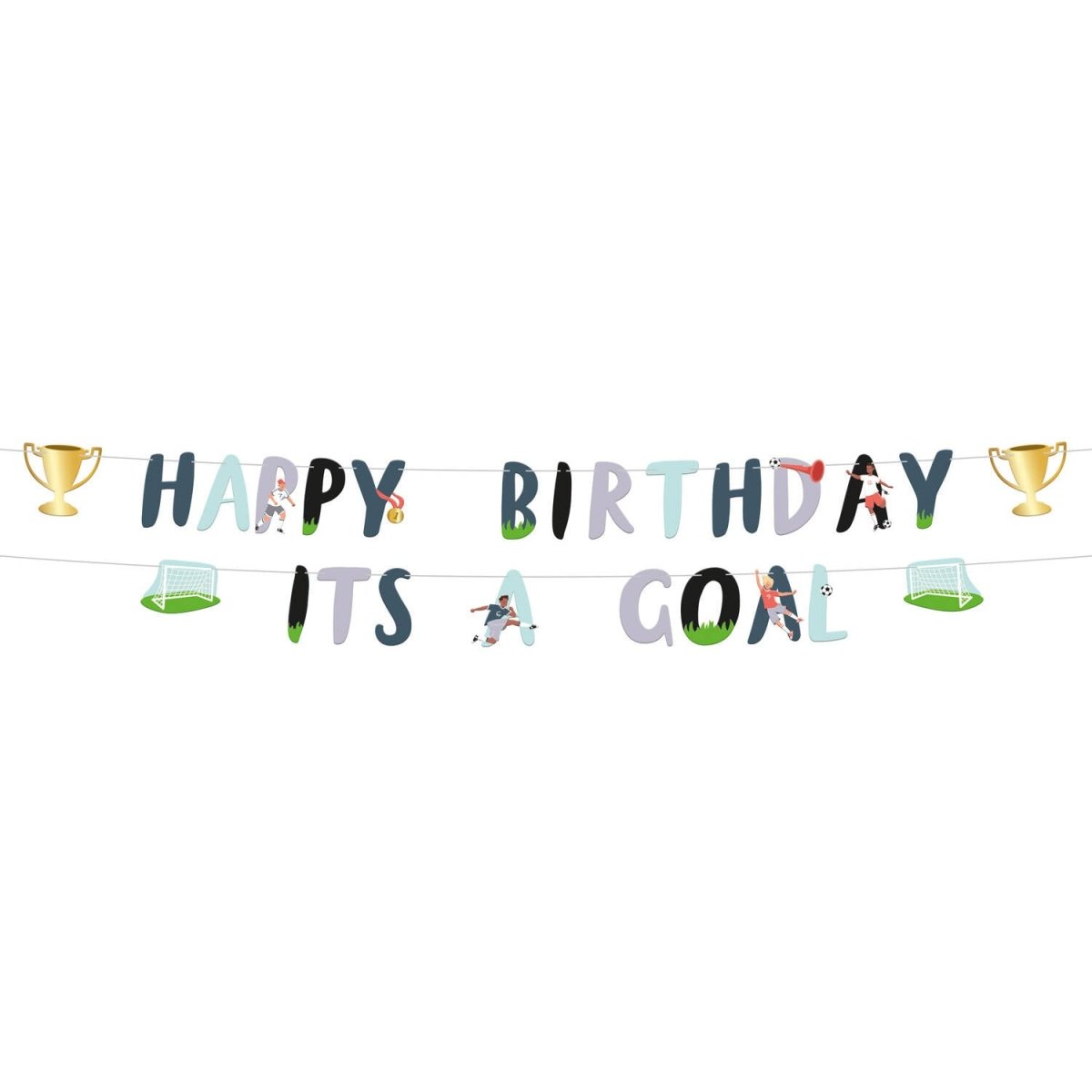 Happy Birthday Slinger Voetbal It'S A Goal 1,5m