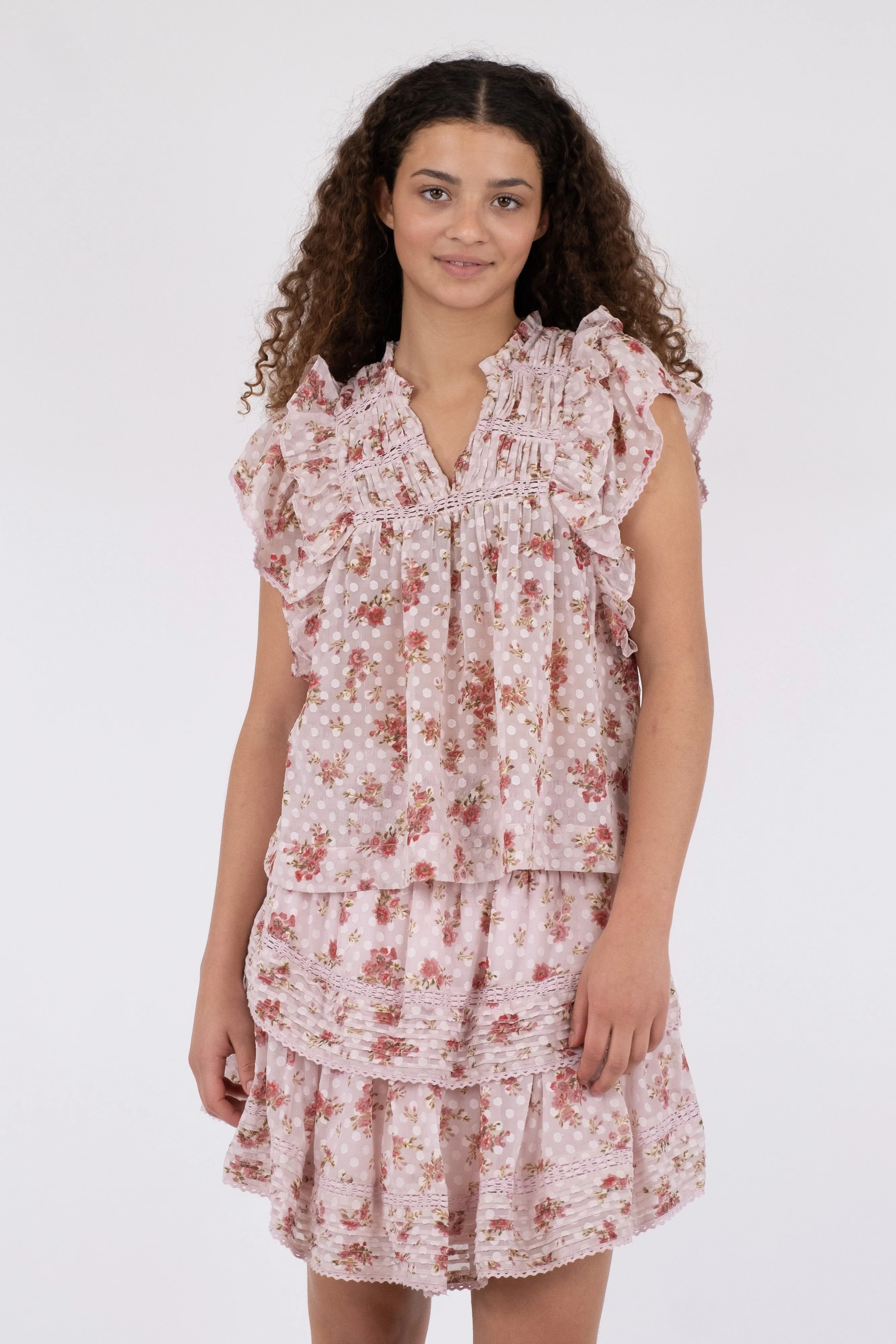 Neo Noir  Jayla Dreamy Rose top - rosa
