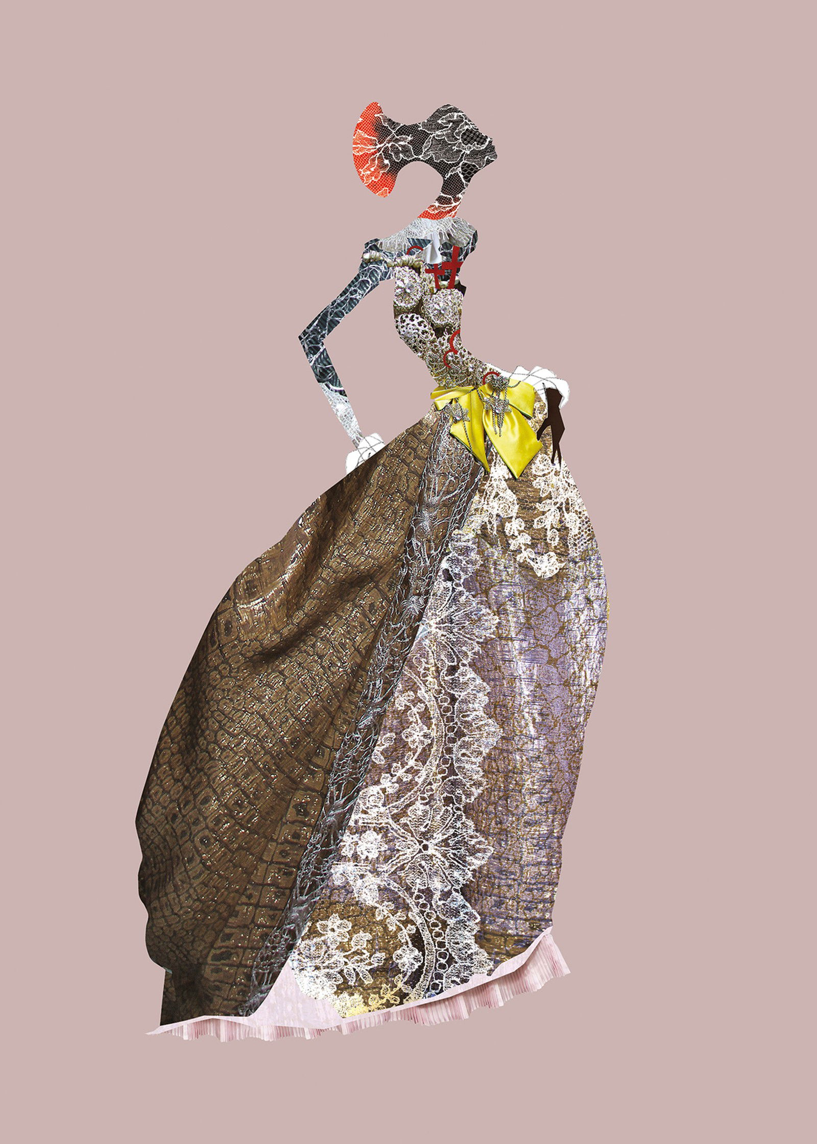 Madone Nubienne by Christian Lacroix - Limited Edition. Edition of: 250. Archive Stamp.