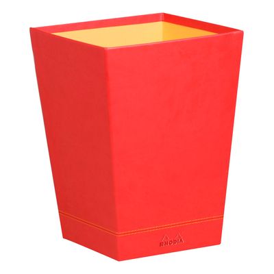 RHODIA Rhodiarama - Corbeille à papier - coquelicot - en polyuréthane