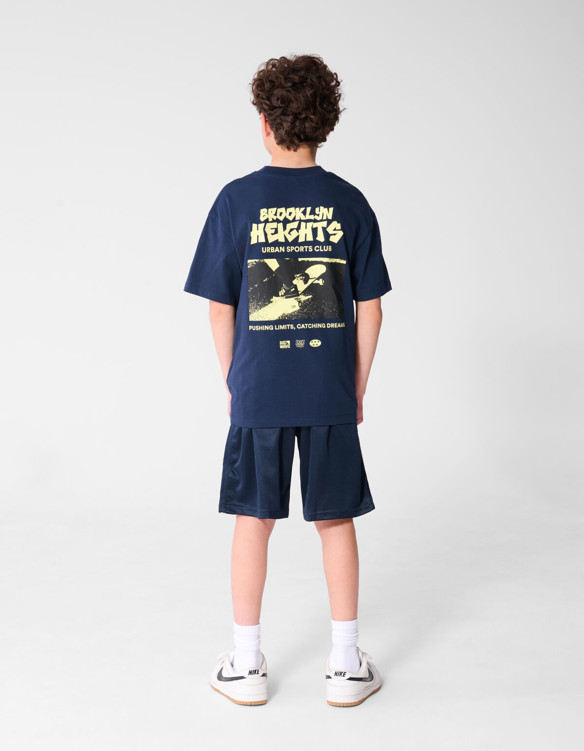 Brooklyn Artwork T-shirt Donkerblauw