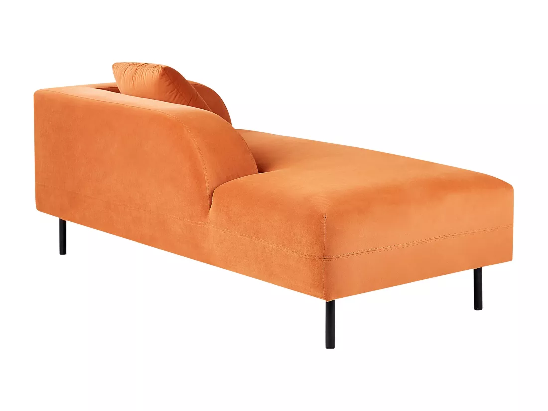 Chaise longue orange côté gauche LE CRAU