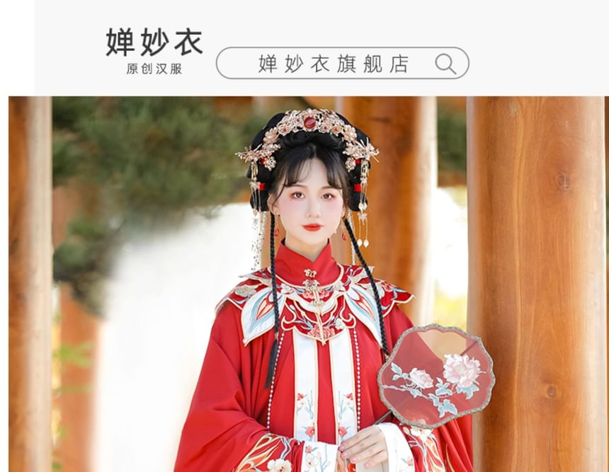Francoix - Bloemen Hanfu Kostuumset