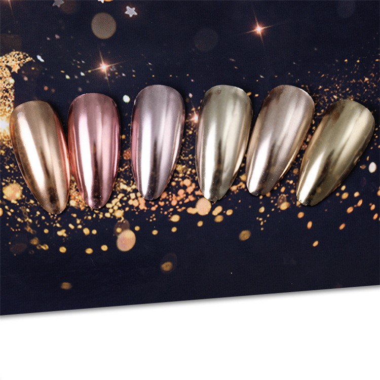 Chrome Nagelpulver Metallic Nagel Design Pigment - Lila