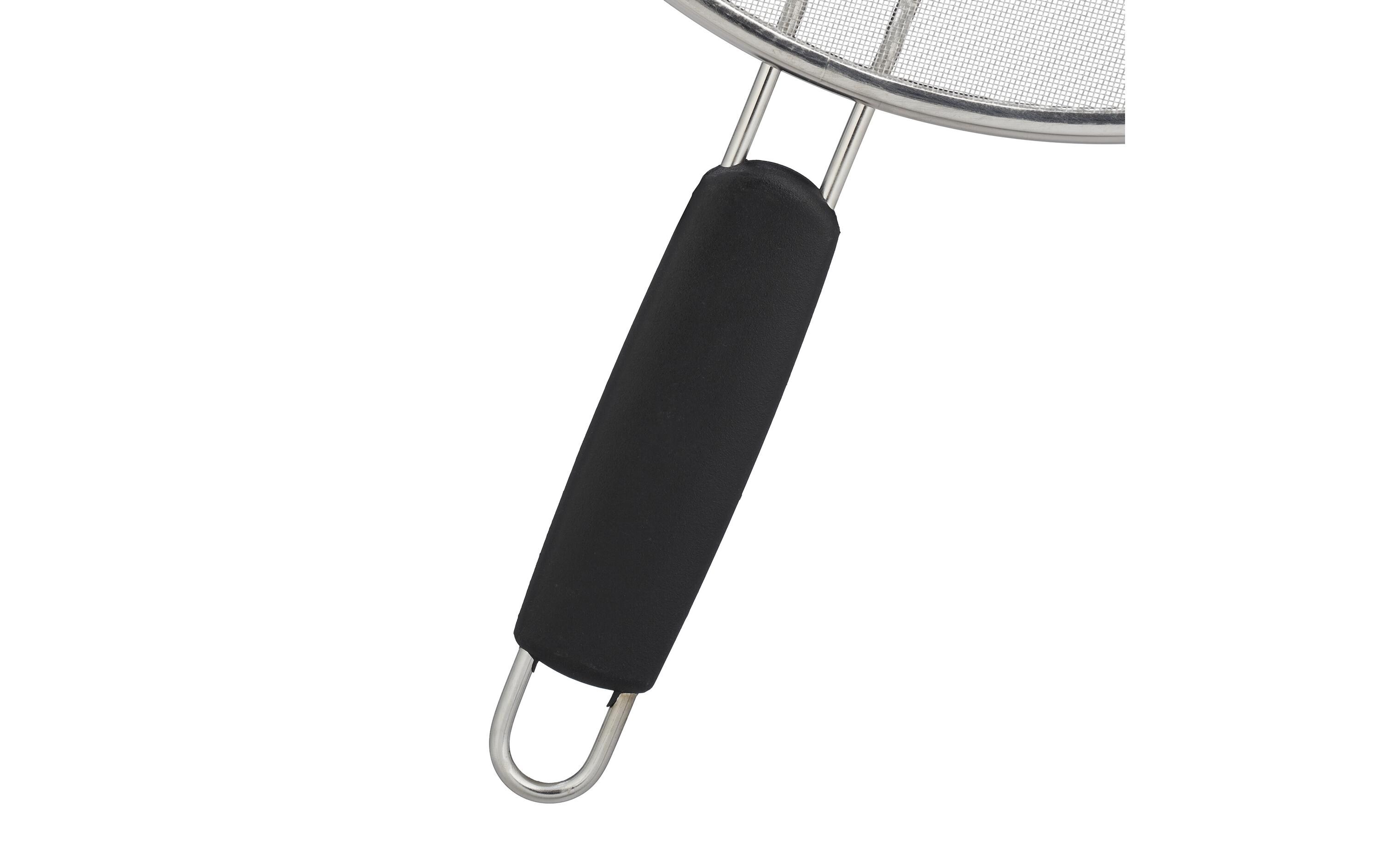 Spritzschutzdeckel für Pfannen 33 cm, EdelstahlFettspritzschutz für sicheres Braten