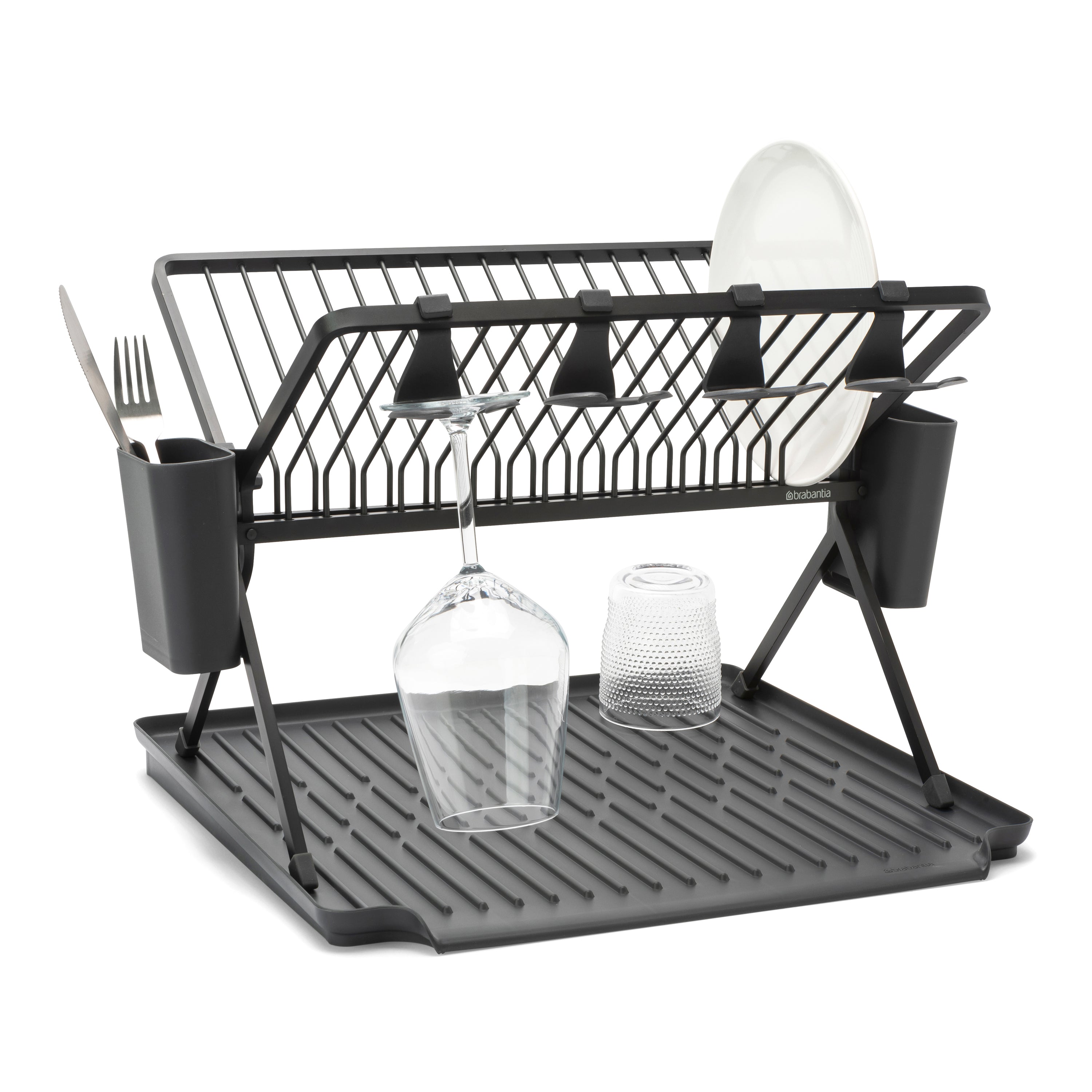 Brabantia Sink Side Inklapbaar Afdruiprek - Dark Grey