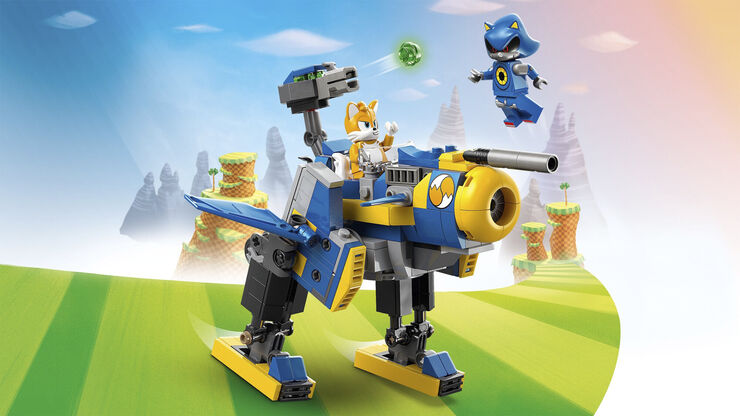Lego Cyclone mod Metal Sonic 77002