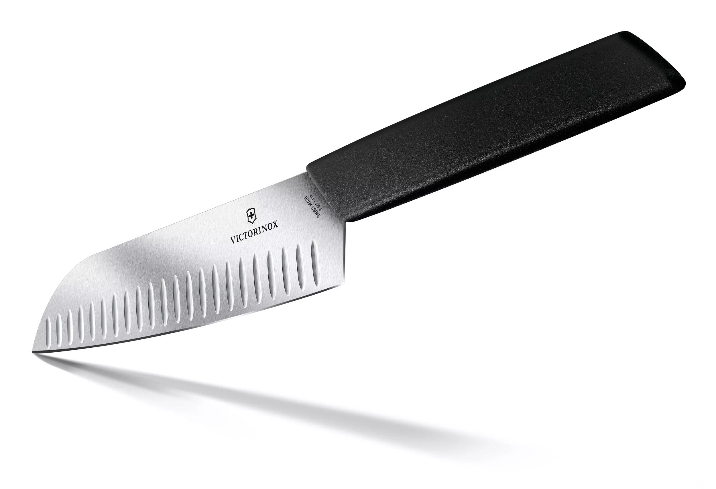 Swiss Modern Santokumesser-schwarz