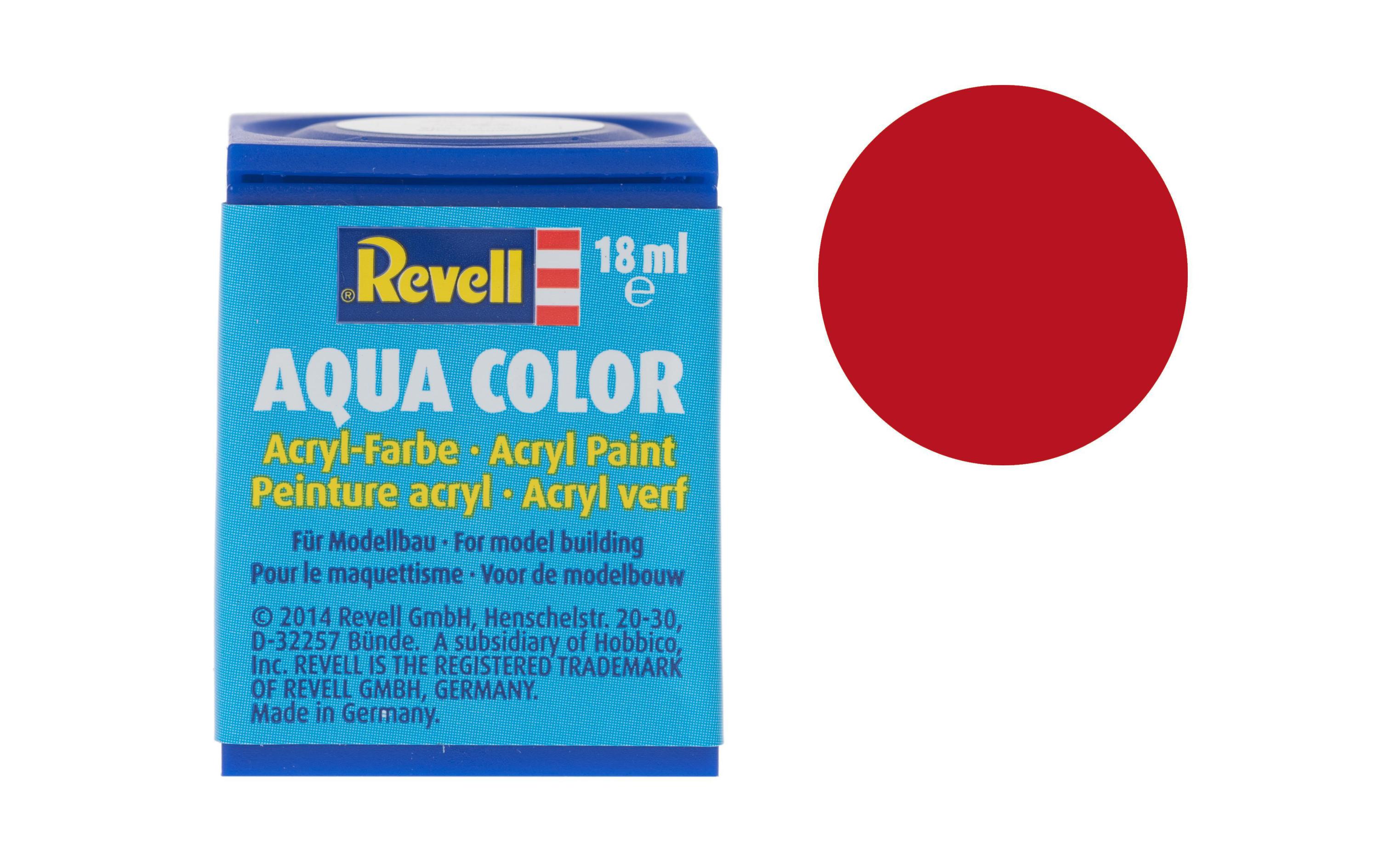 Acrylfarbe 36 330 feuerrot seidenmattModellbau Acryl-Farbe