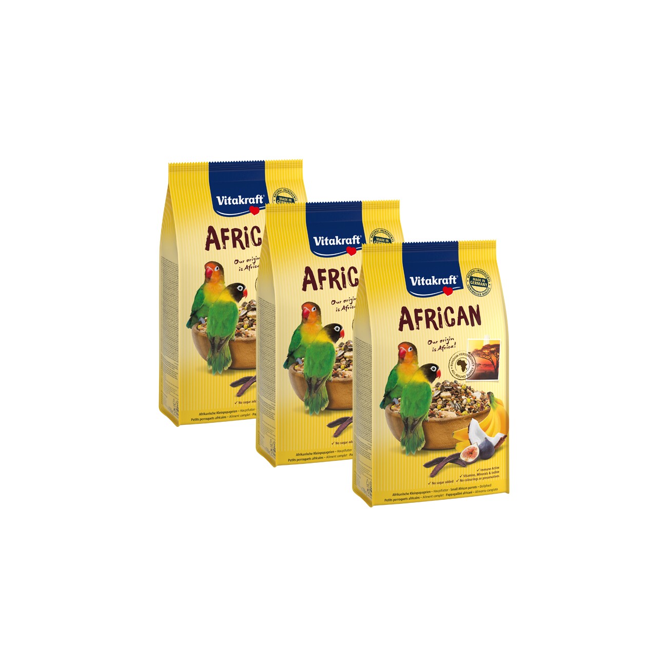Vitakraft Heimatfutter African Agaporniden 3x750 g