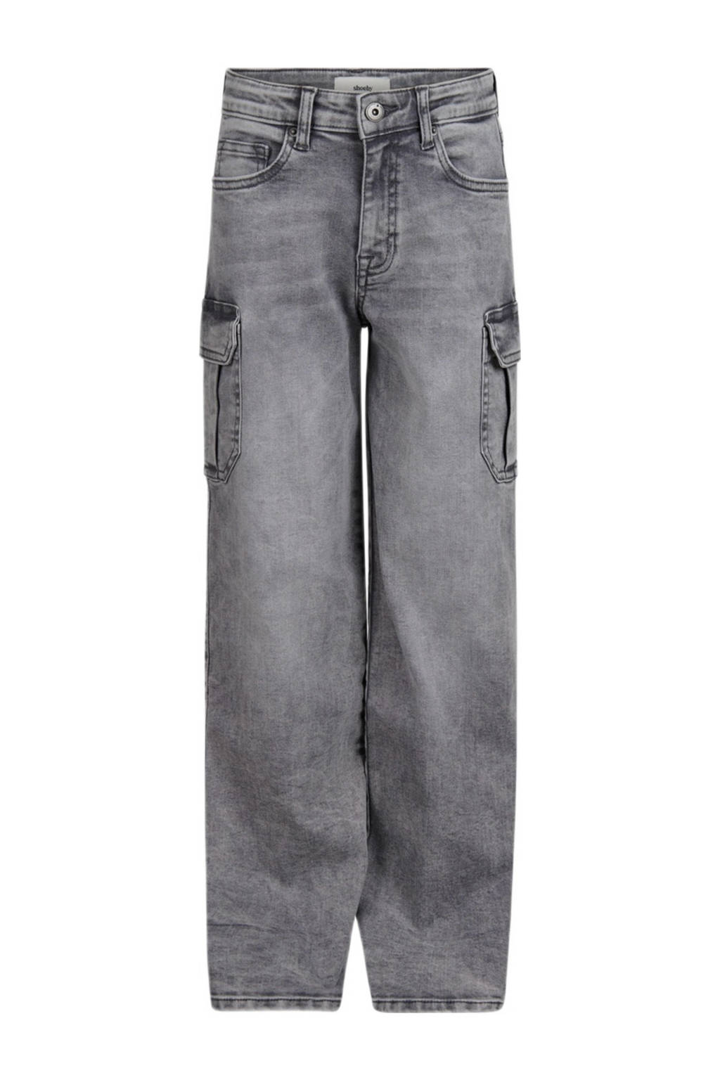 Shoeby straight fit jeans grijs