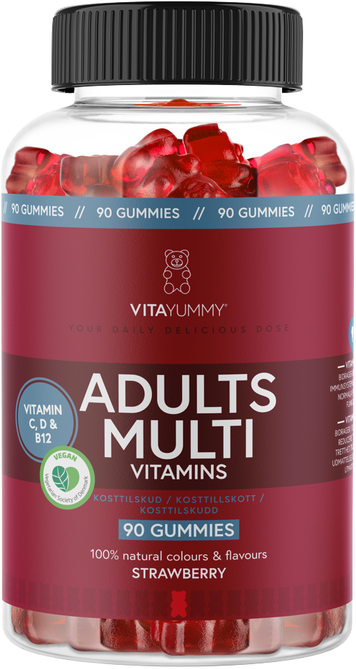 VitaYummy - Adults Multi - Strawberry - 90 stk