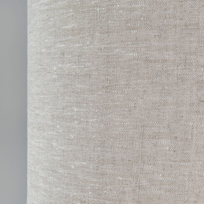 Vloerlamp messing met grijze kap 50 cm - Kaso