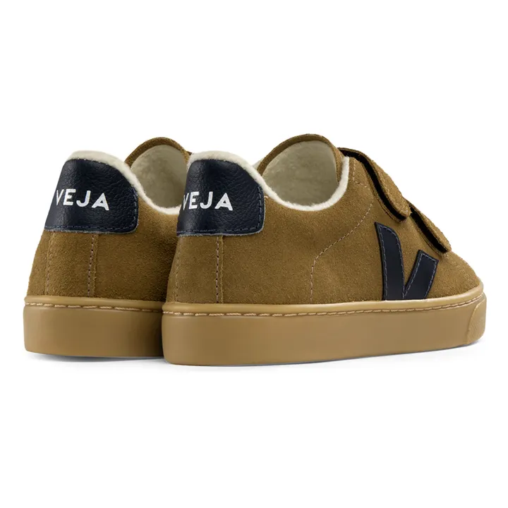 Veja Baskets Esplar Scratchs Suede Fourrées | Camel