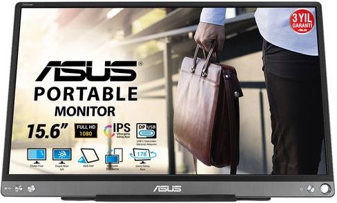 ASUS - ZenScreen MB16ACE - Portable Monitor - 15.6 Inch - Full HD - USB-C