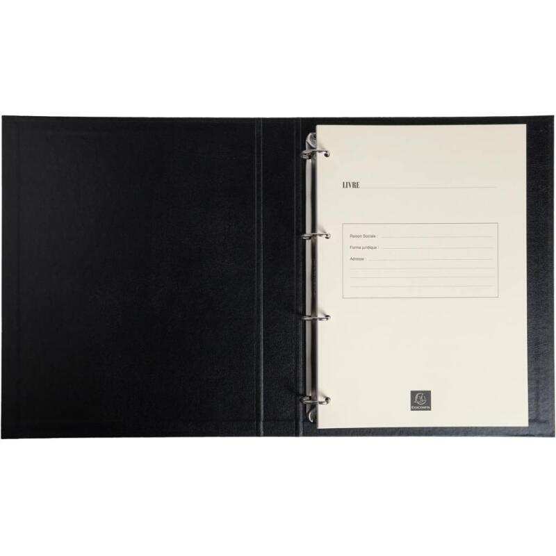 Reliure registre 32x26cm 4 anneaux avec recharges de 100 feuillets - Registre des décisions