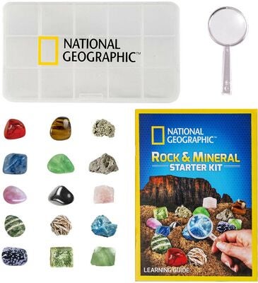 National Geographic Eksperimenteske Rock and Mineral Startsett