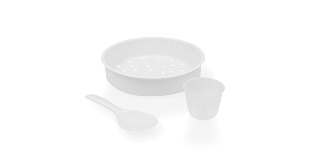 TristarRK-6138 Digitale Rijst- and Stoomkoker  (Roestvrij staal/zwart, antiaanbaklaag | voor rijst, pasta, soep, yoghurt, cake, pap, groente)