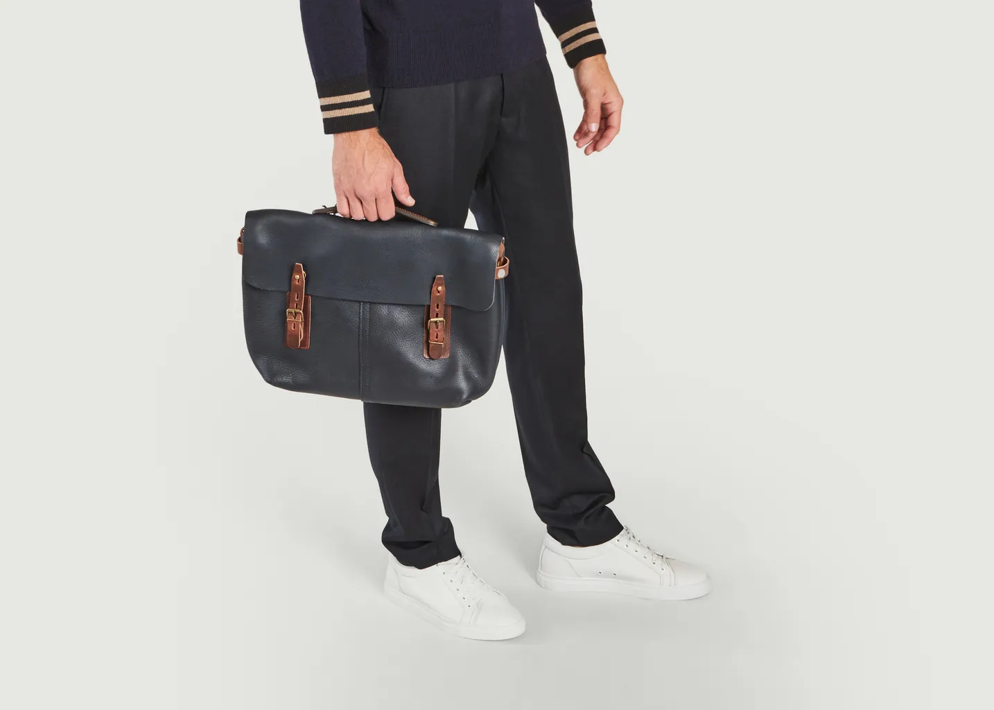 Sac Postier Lucien Bleu de Chauffe