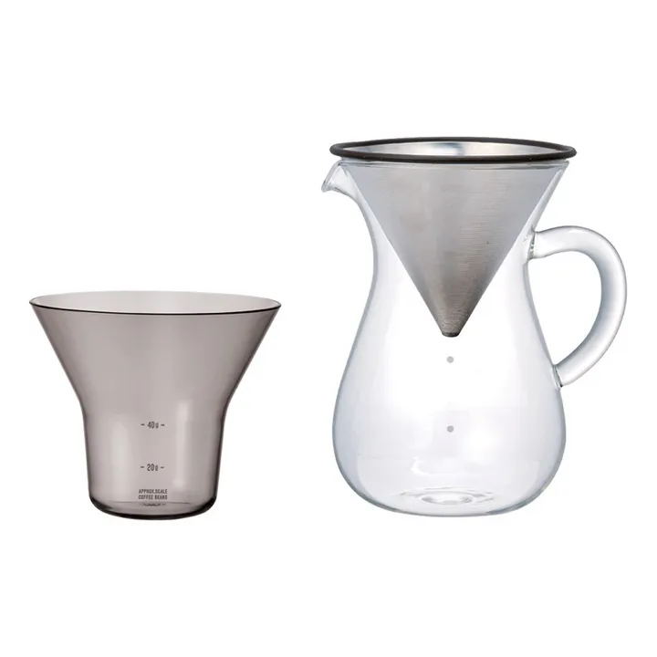 Kinto Set Carafe à café en acier inoxydable | Acier