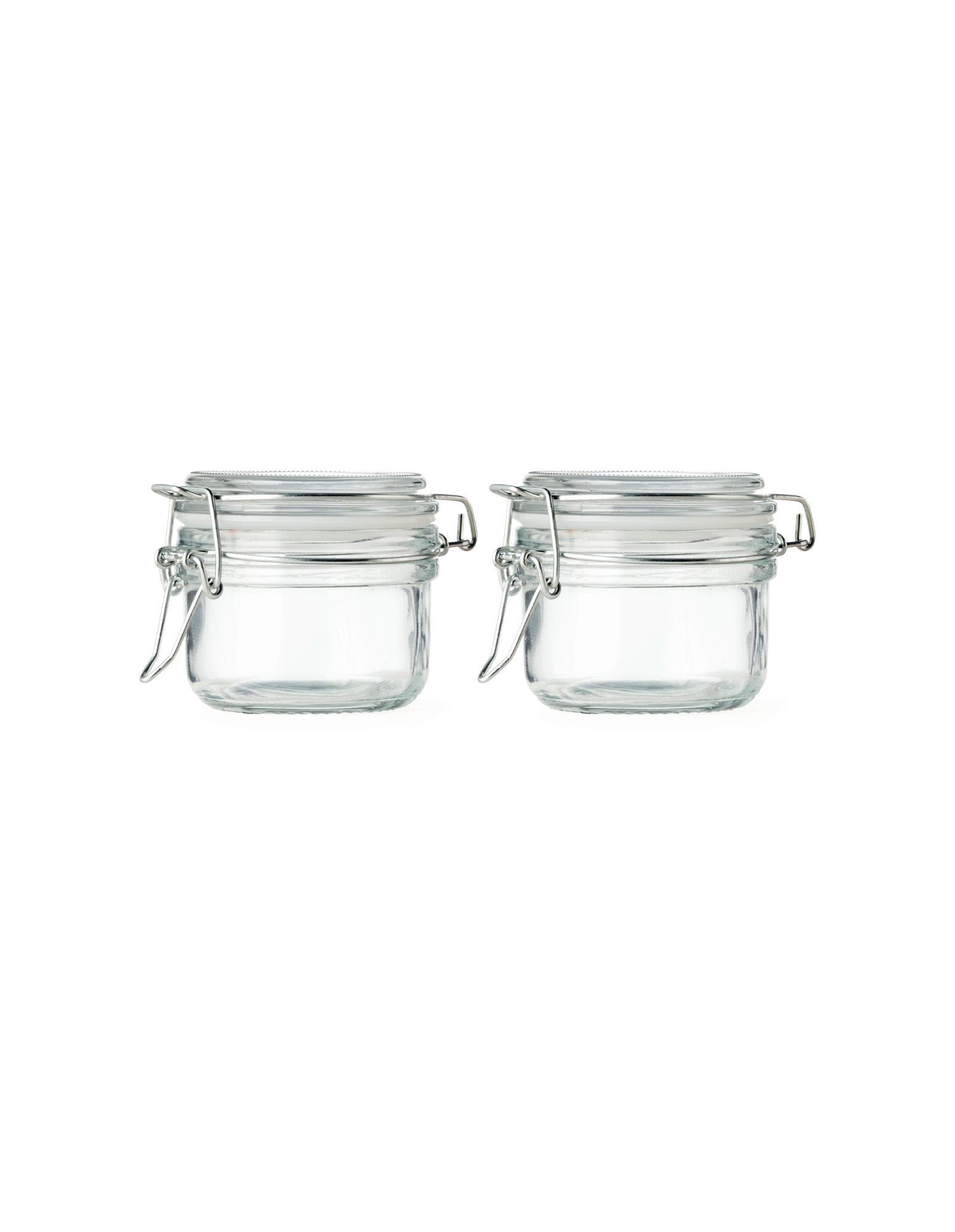 Patentglas 125 ml 2-pak | Glas. 8,3 x 7 cm. 2 stk. | Clear