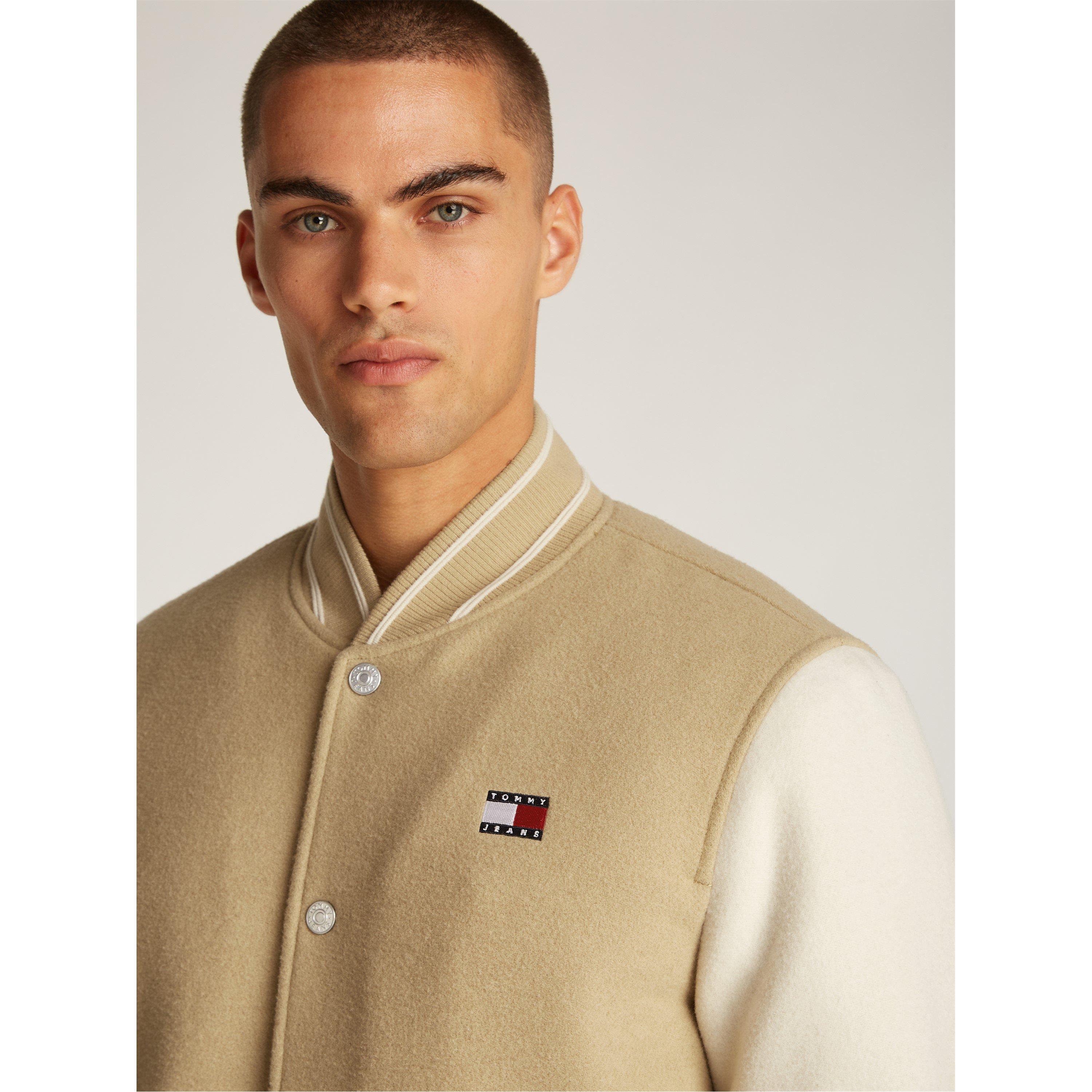Tommy Jeans TJM WOOL BLEND VARSITY JKT EXT
