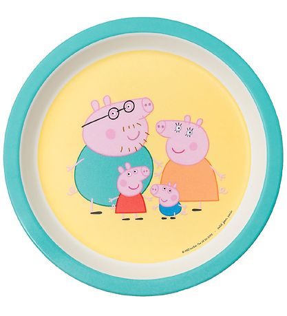 Petit Jour Paris Teller - Melamin - Peppa Wutz