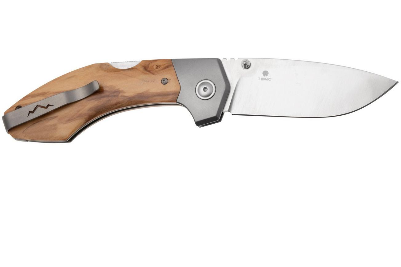 MKM Hero MK HR-OT Satin Olive wood, zakmes