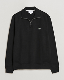 Lacoste Rib Interlock Half Zip Black
