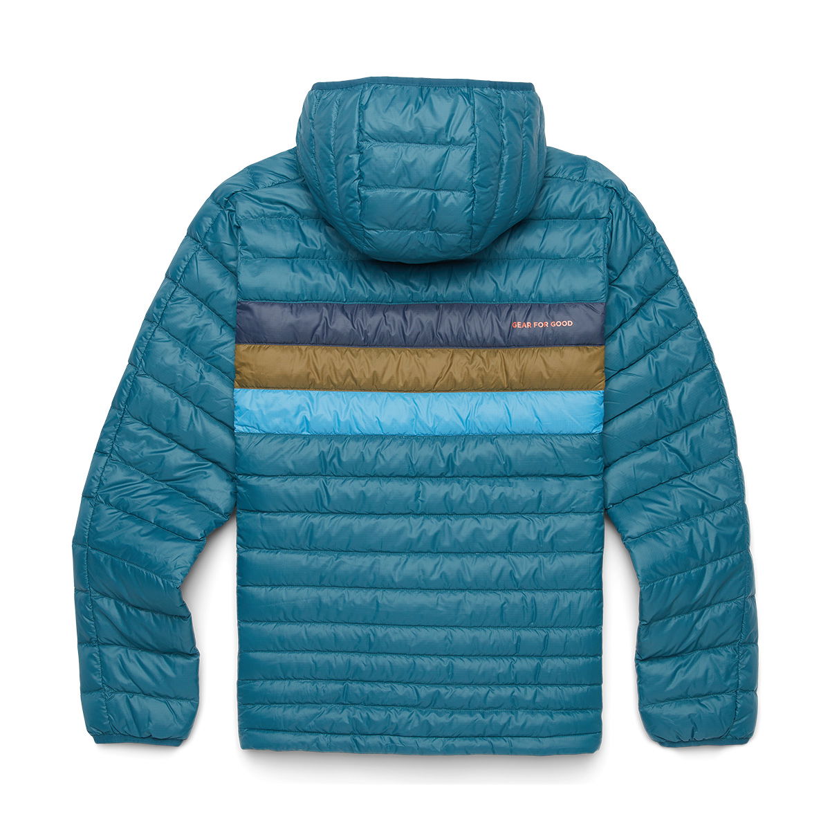 Cotopaxi Fuego Down Hooded dunjakke, herre (Abyss Stripes)