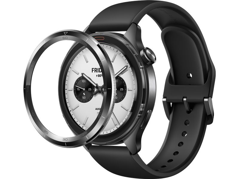 Xiaomi Smartwatch S4 Black Smartwatch mit drehbarer Krone und AMOLED-Display