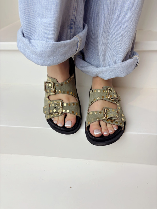 Semerdjian - Mules 2745 Suede Kaki